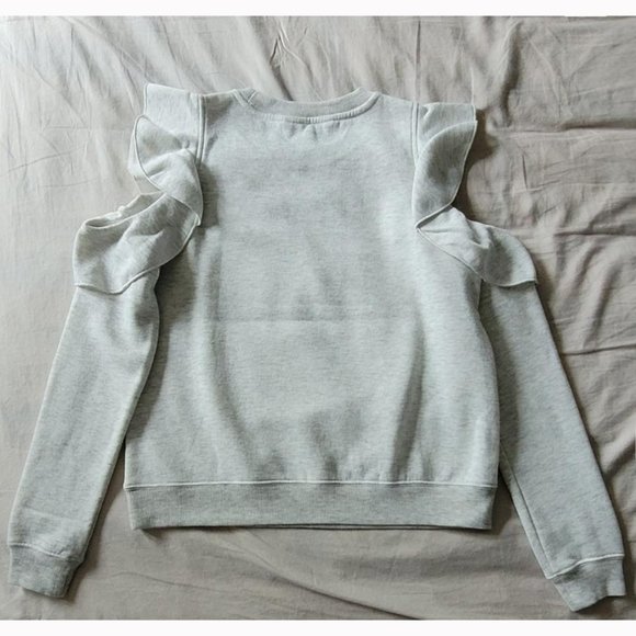 NWOT Rebecca Minkoff Gracie Cold Shoulder Sweatshirt (XS) - Picture 3 of 8